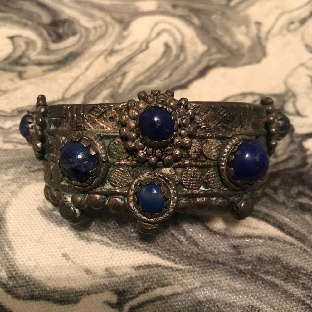 Cobalt Blue Antique Bracelet